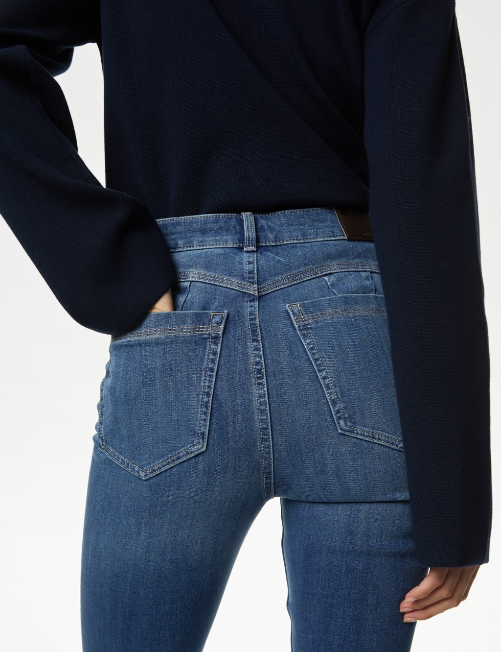 Magic Shaping High Waisted Slim Flare Jeans 4 of 6
