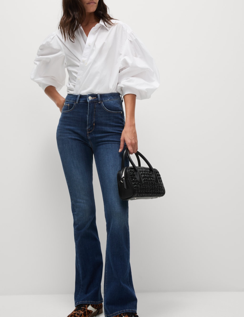 Magic Shaping High Waisted Slim Flare Jeans 7 of 7