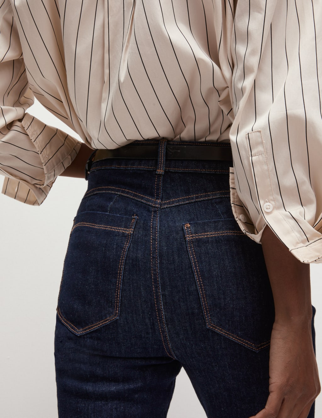 Magic Shaping High Waisted Slim Flare Jeans 3 of 5