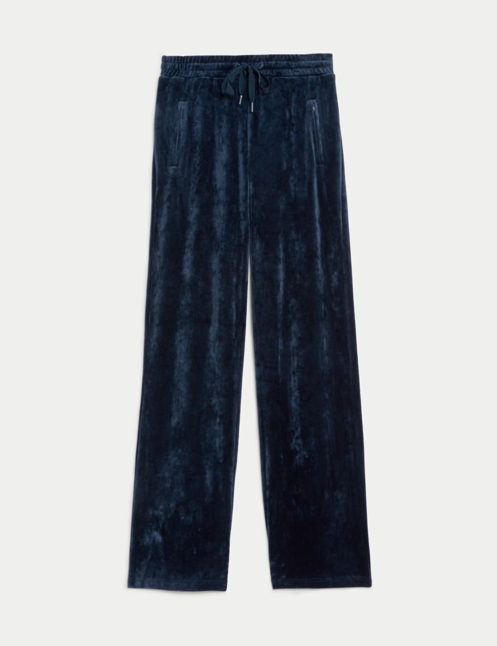 Straight leg velour trousers on sale