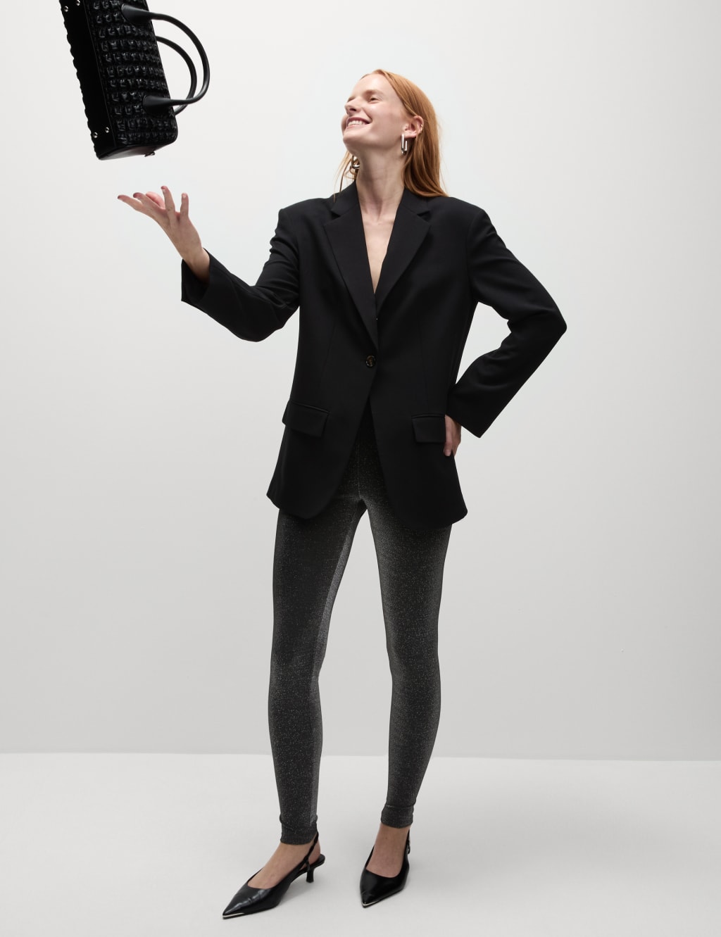 M&s ladies black leggings outlet