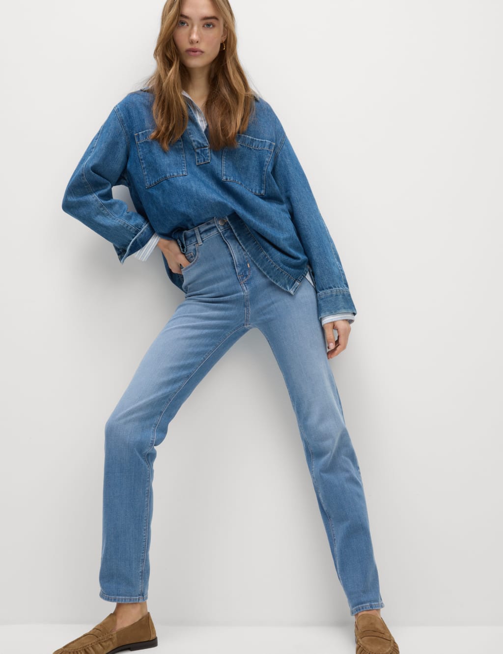 Magic Shaping High Waisted Straight Leg Jeans 5 of 5