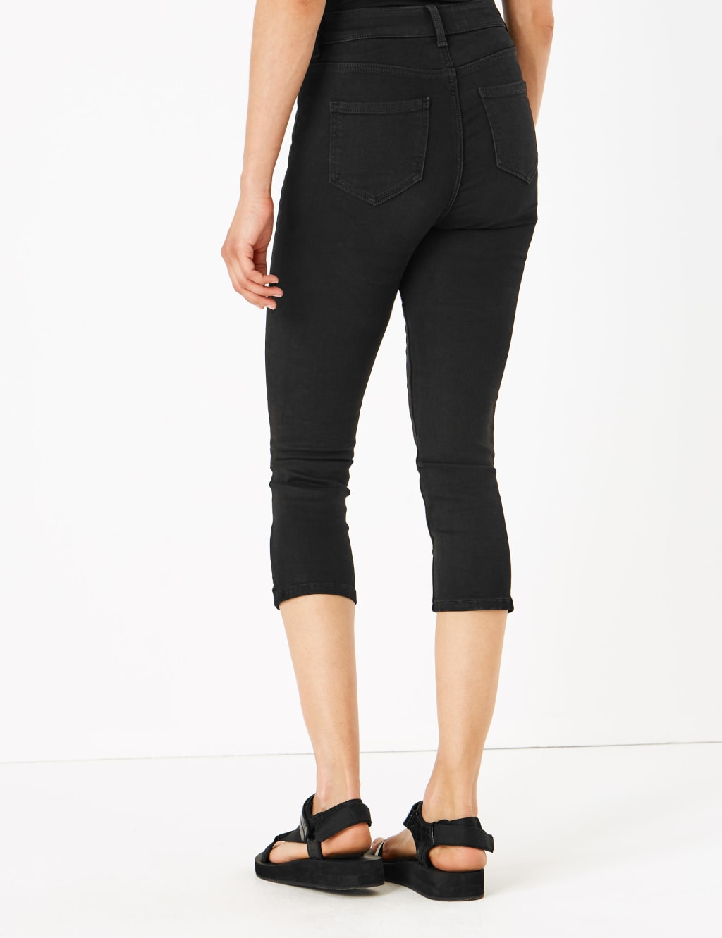 Supersoft High Waisted Skinny Cropped Jeans 4 of 6