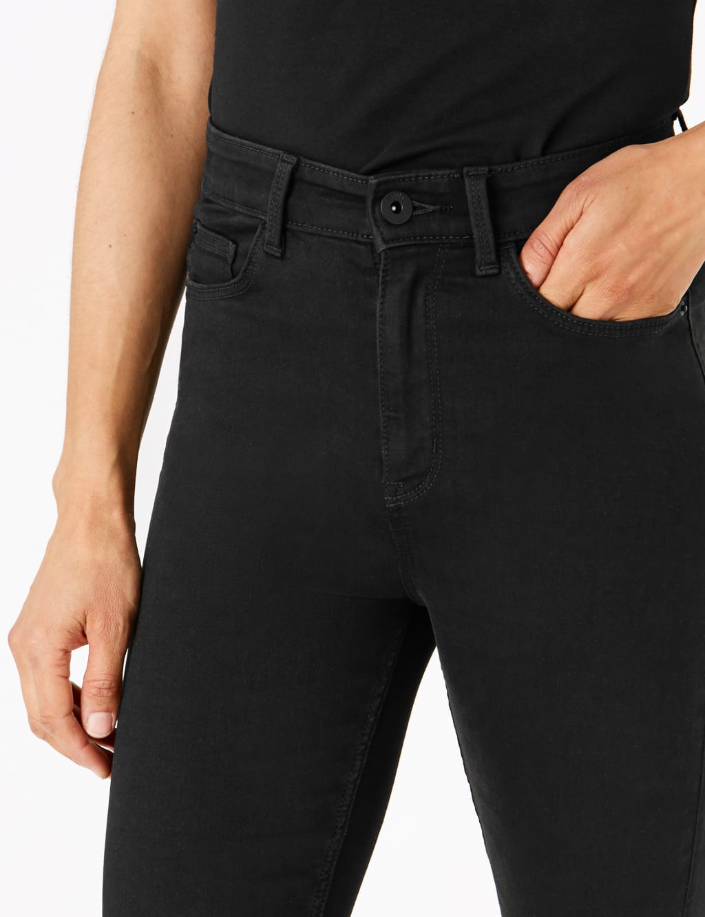 Supersoft High Waisted Skinny Cropped Jeans 5 of 6