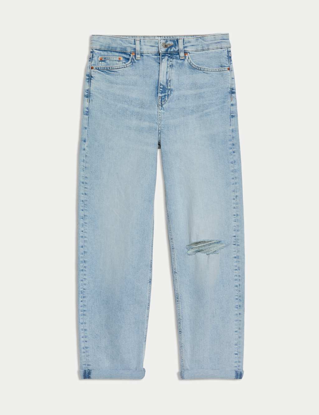 Boyfriend Ankle Grazer Jeans 2 of 5