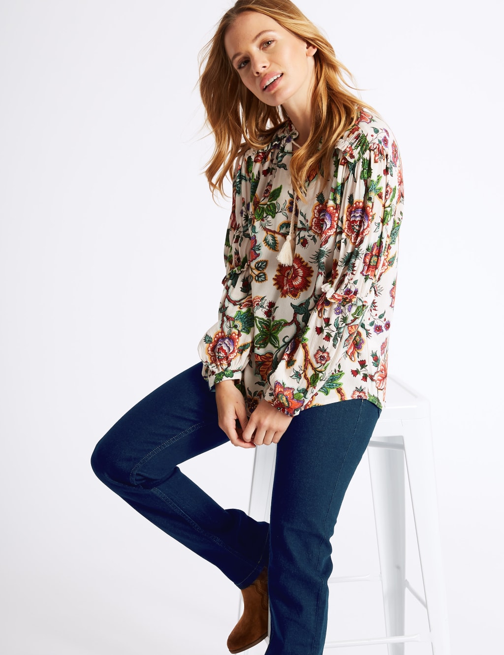 PETITE Mid Rise Straight Leg Jeans 3 of 6