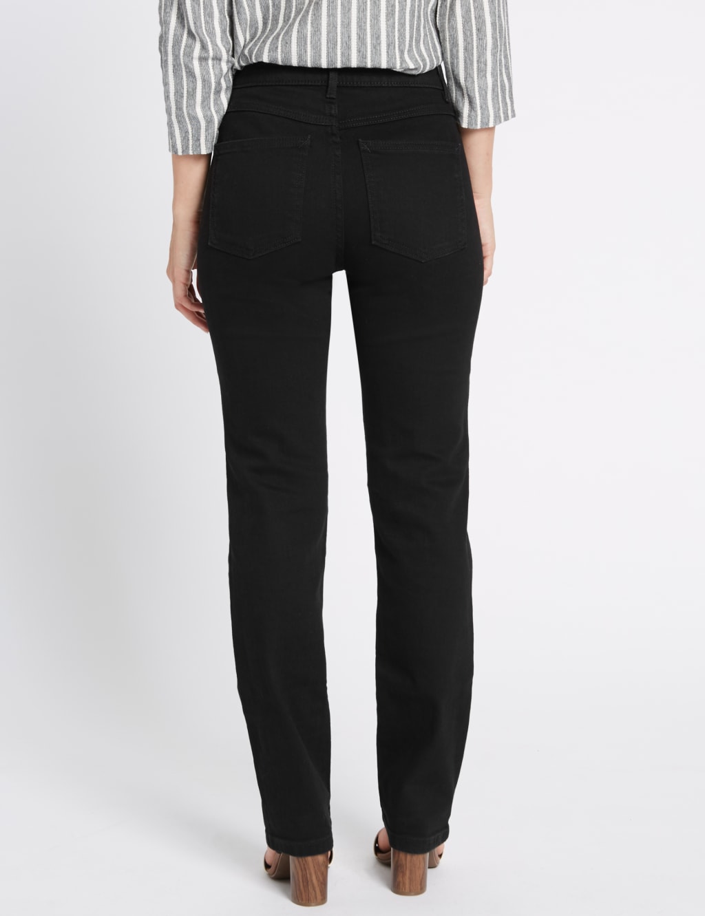 PETITE Mid Rise Straight Leg Jeans 4 of 6
