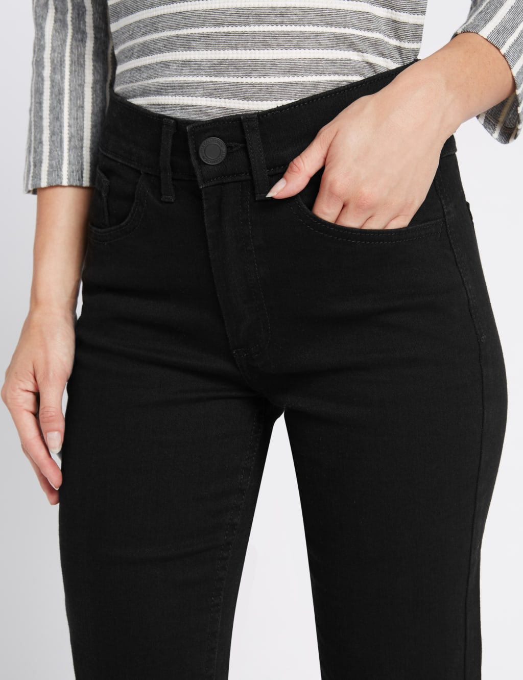 PETITE Mid Rise Straight Leg Jeans 5 of 6