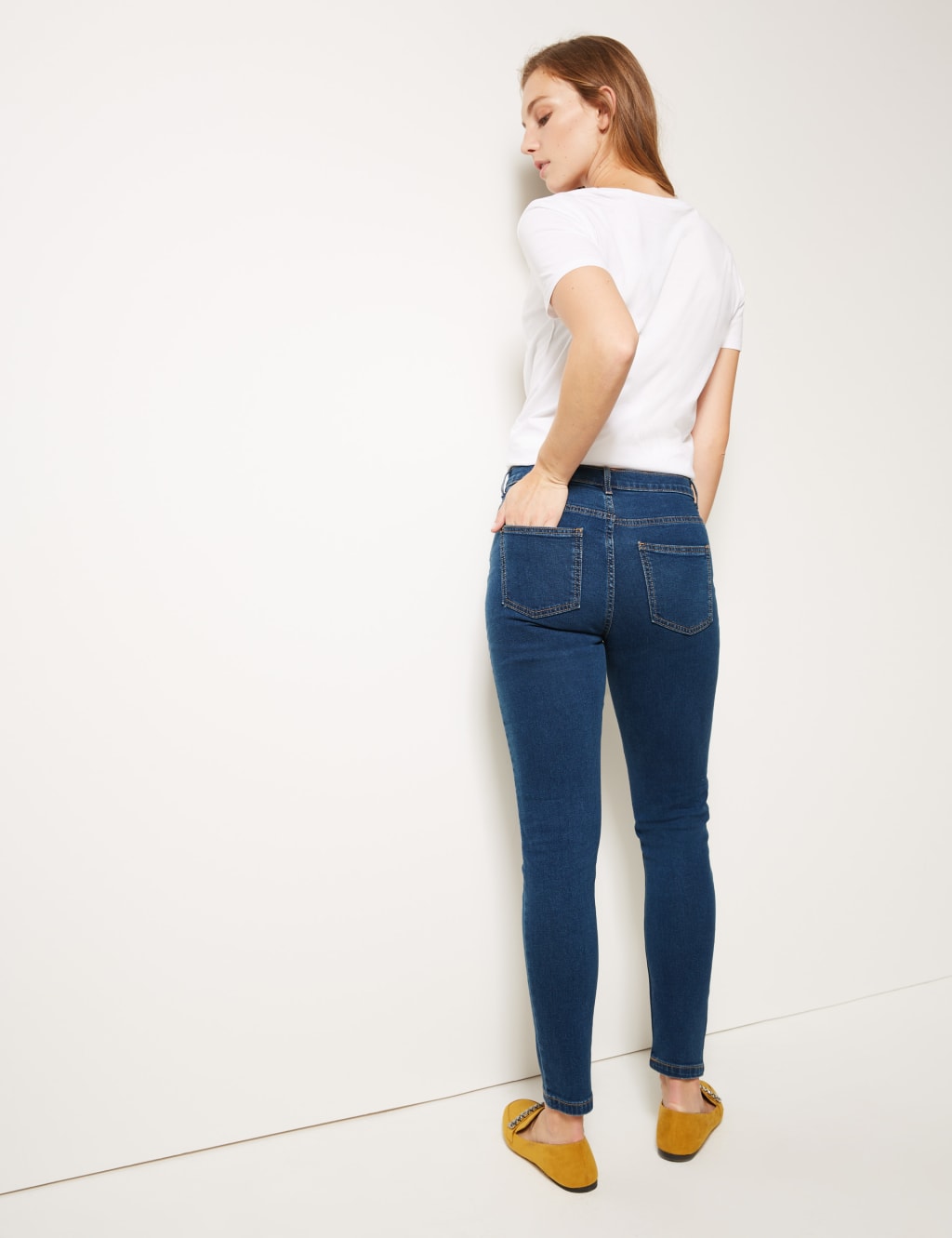 Mid Rise Skinny Leg Jeans 4 of 7