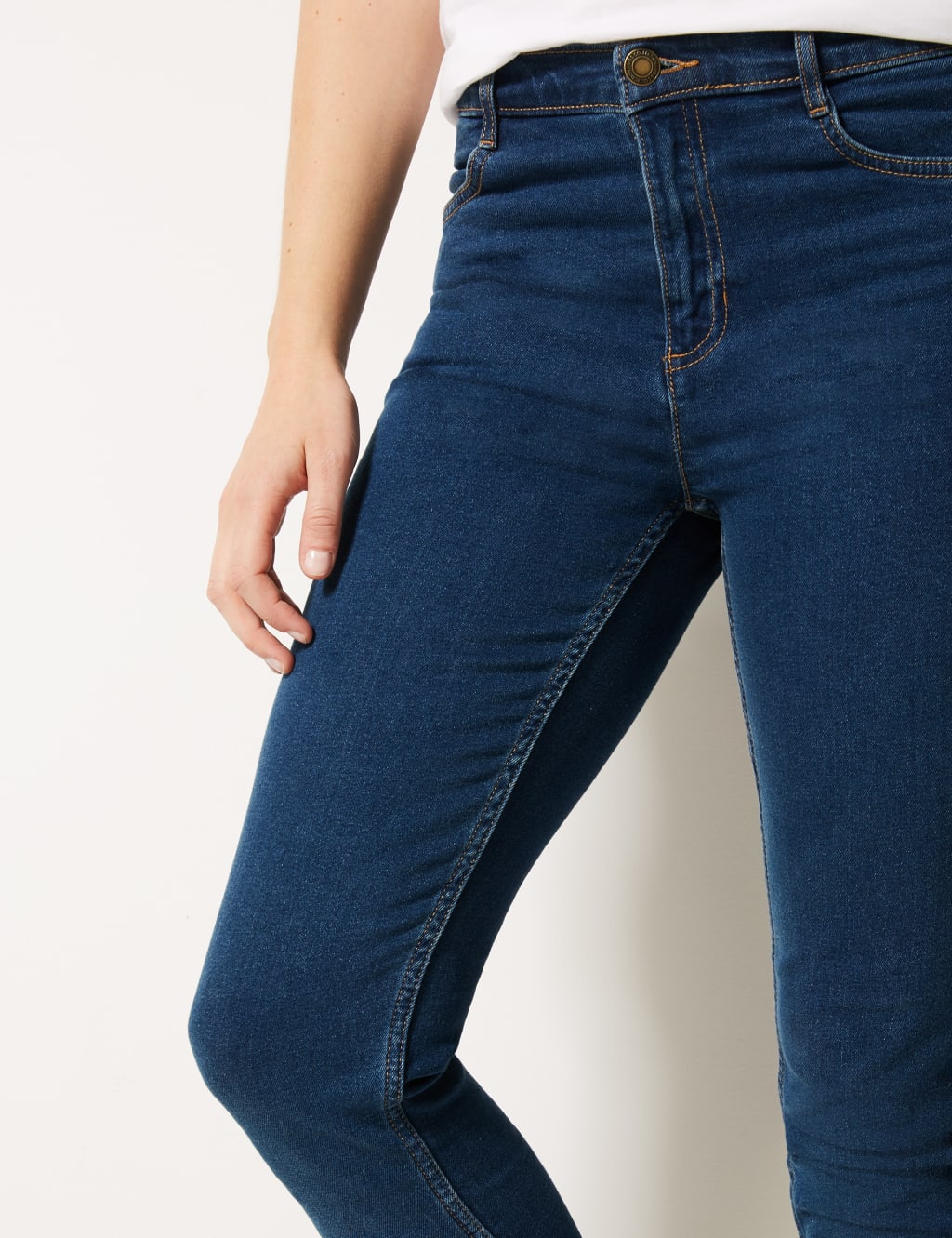 Mid Rise Skinny Leg Jeans 5 of 7