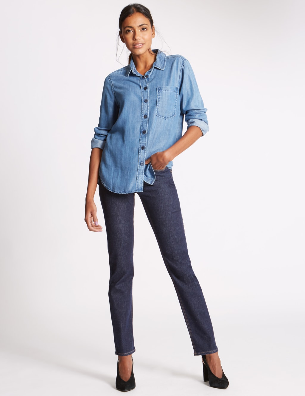 M&s sculpt and lift slim leg jeans online