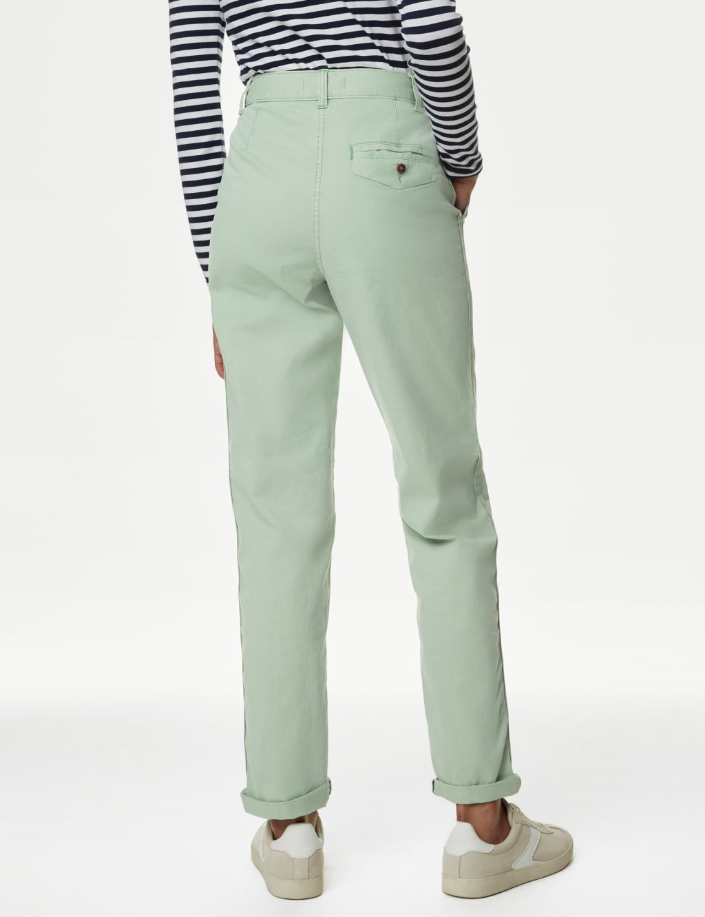 Cotton Rich Tea Dyed Slim Fit Chinos 5 of 5