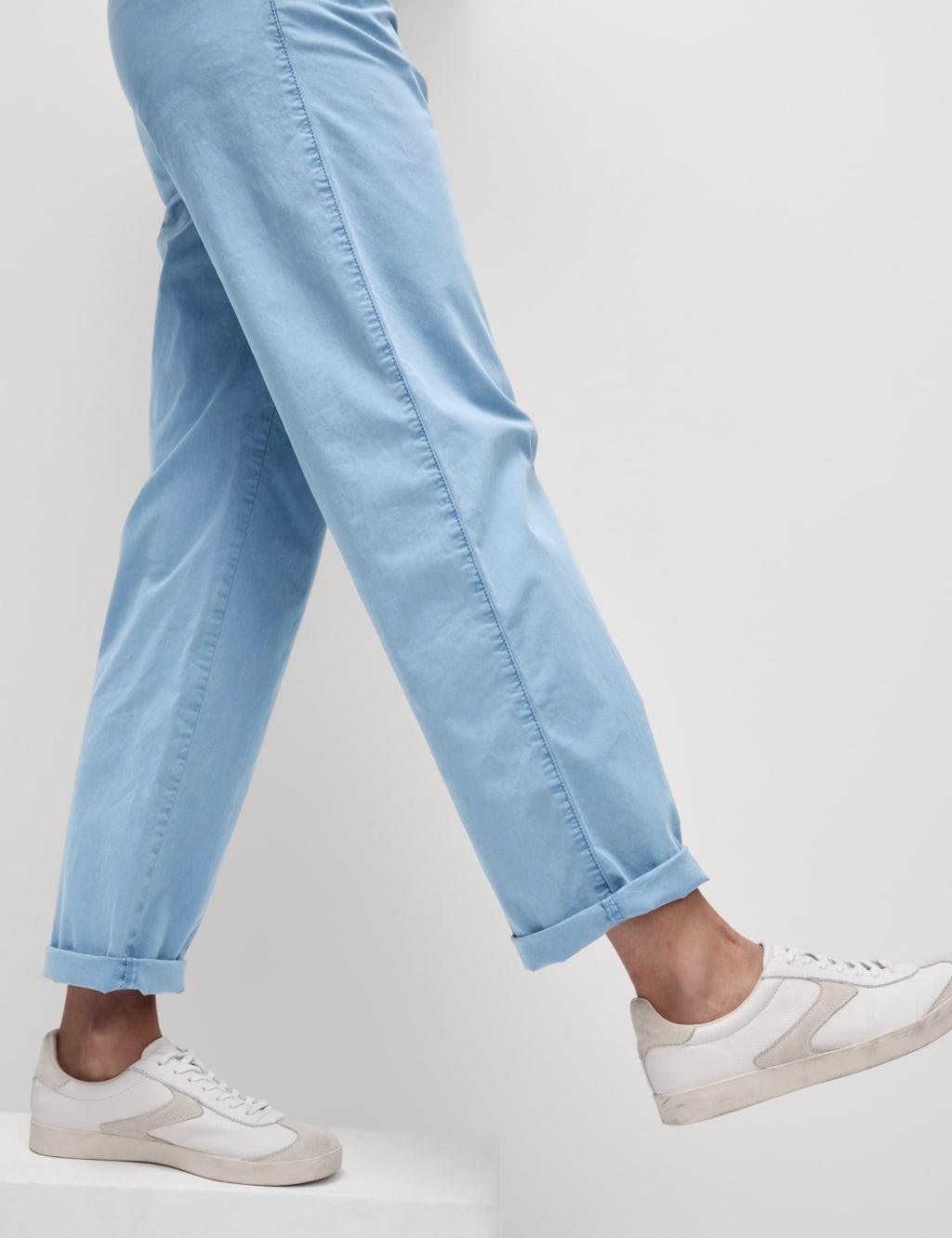 Cotton Rich Straight Leg Ankle Grazer Chinos 6 of 6