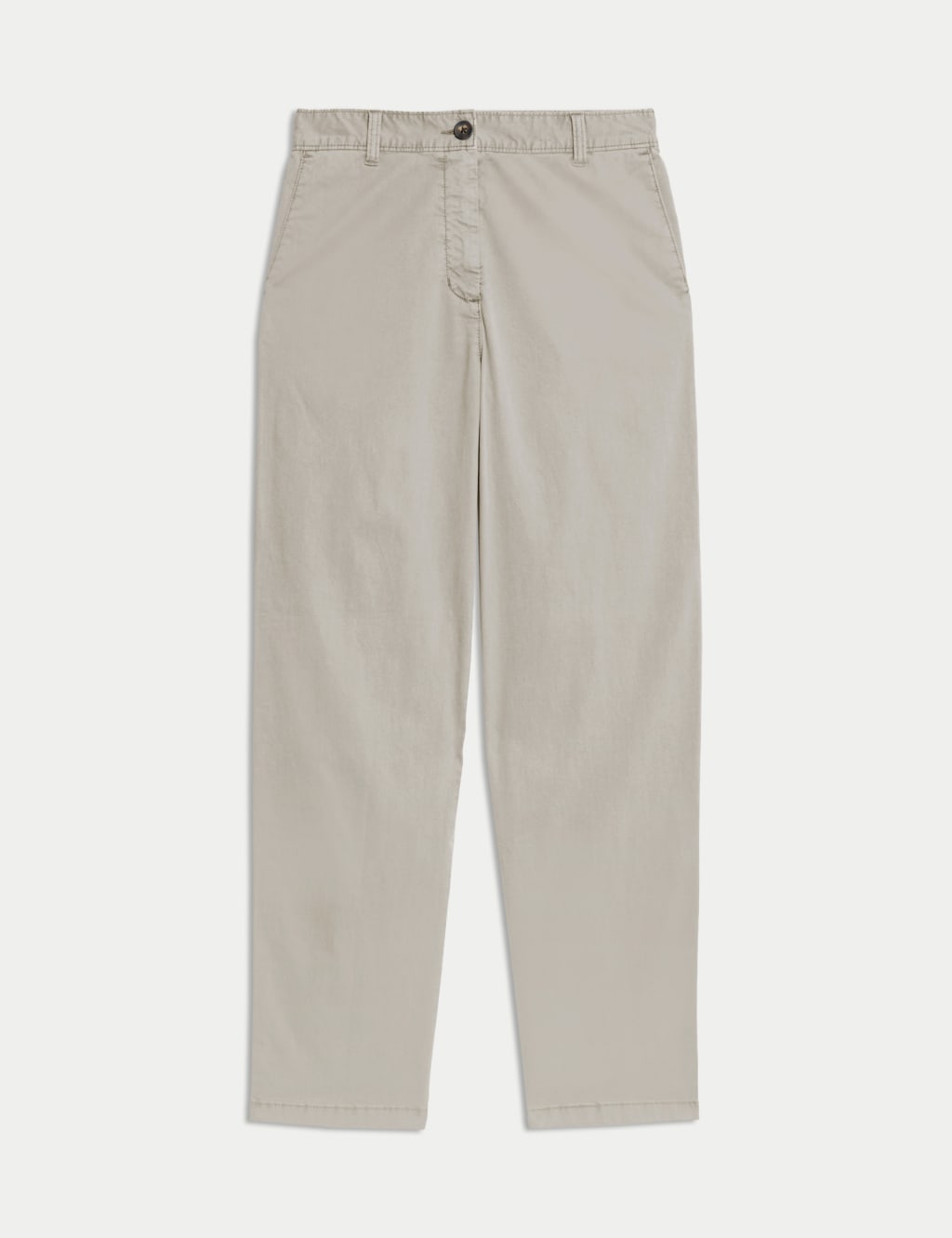 Cotton Rich Straight Leg Ankle Grazer Chinos 2 of 5