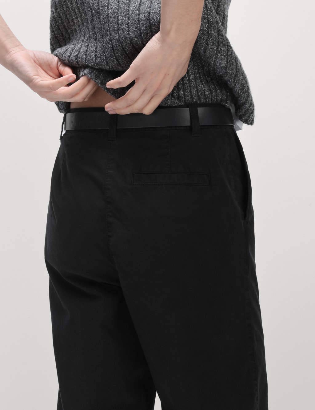Cotton Rich Straight Leg Ankle Grazer Chinos 6 of 6