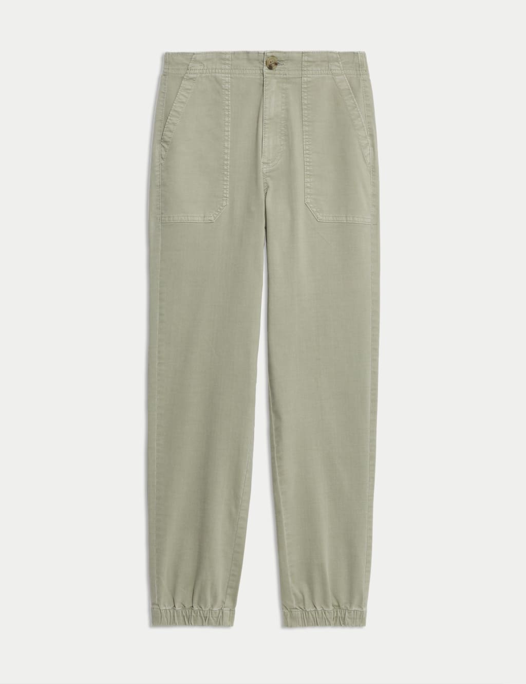 Cotton Blend Slim Fit Joggers 2 of 4