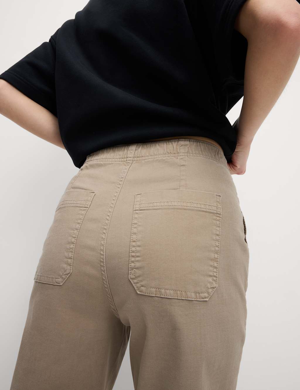 Cotton Blend Slim Fit Joggers 5 of 5