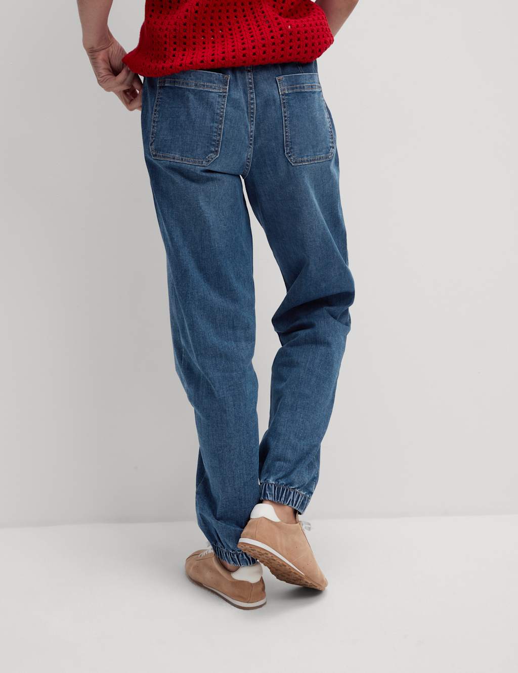 Cotton Blend Slim Fit Joggers 5 of 5