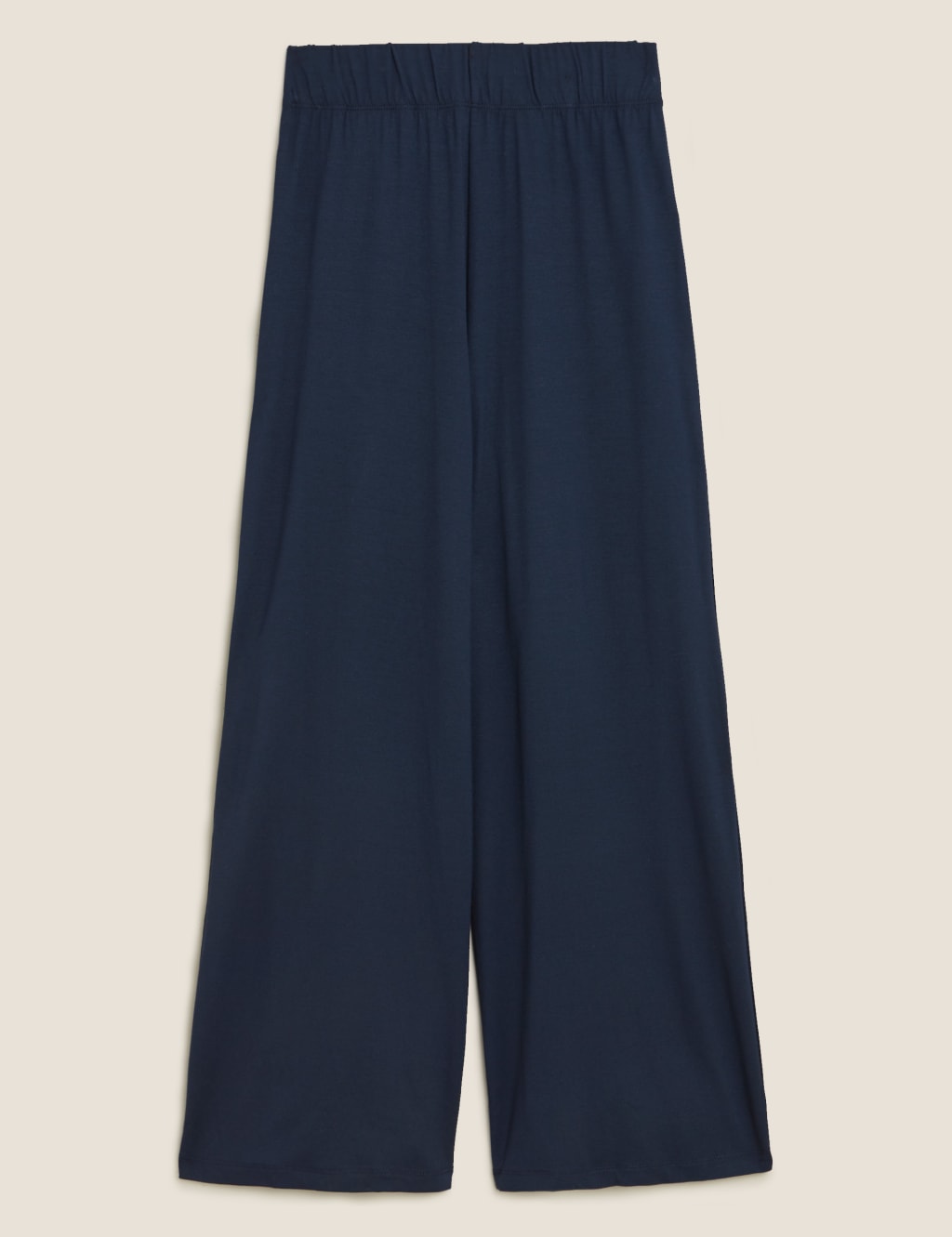 Jersey Wide Leg Cropped Trousers 2 of 5