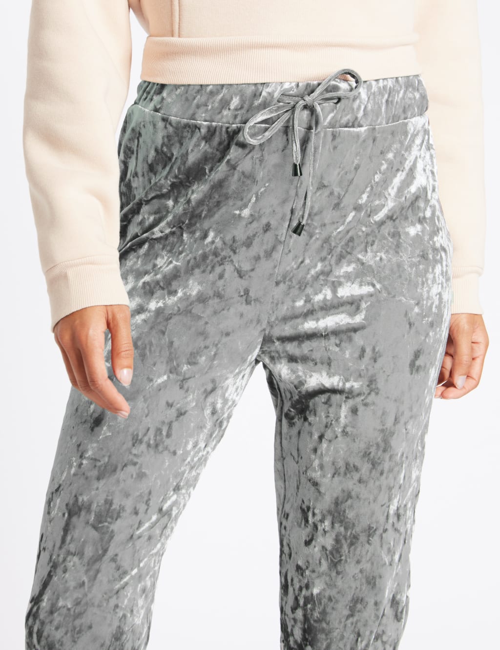 M&s velour joggers discount