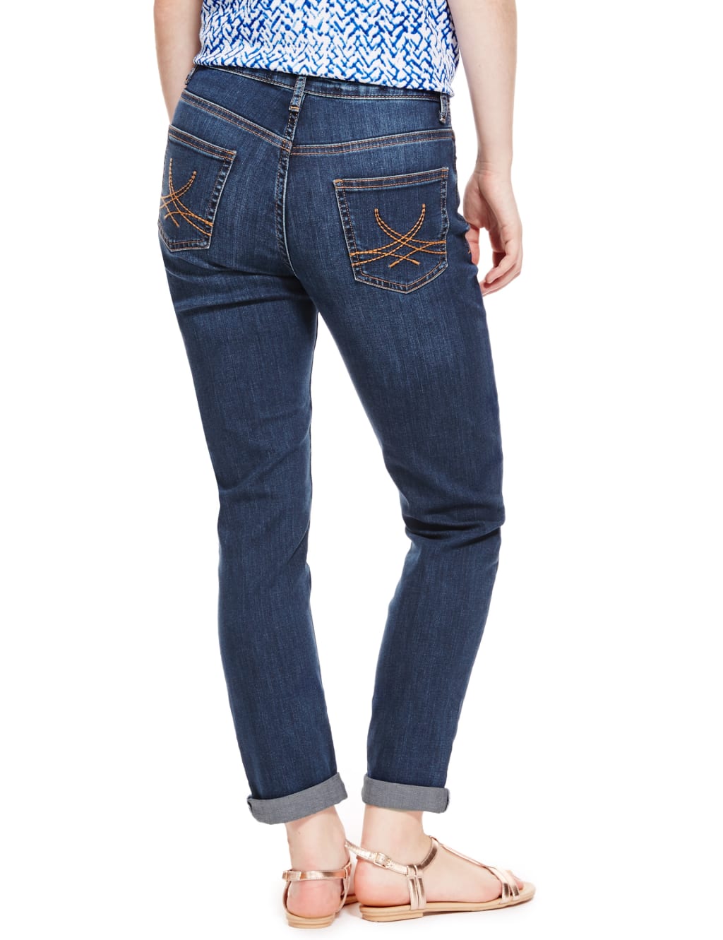 Relaxed Skinny Denim Jeans 3 of 3
