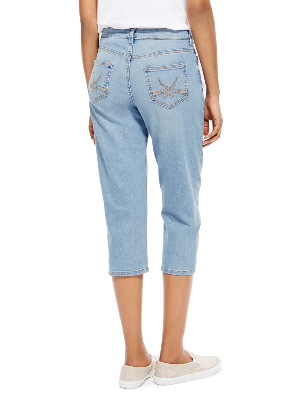 Relaxed skinny cropped jeans 2025