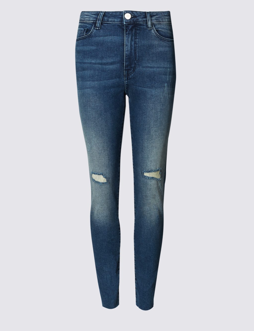 Frayed Hem Skinny Leg Jeans 2 of 6