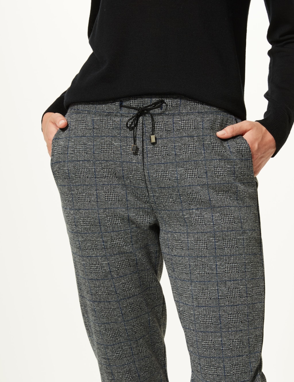 Checked Slim Leg Trousers 5 of 6