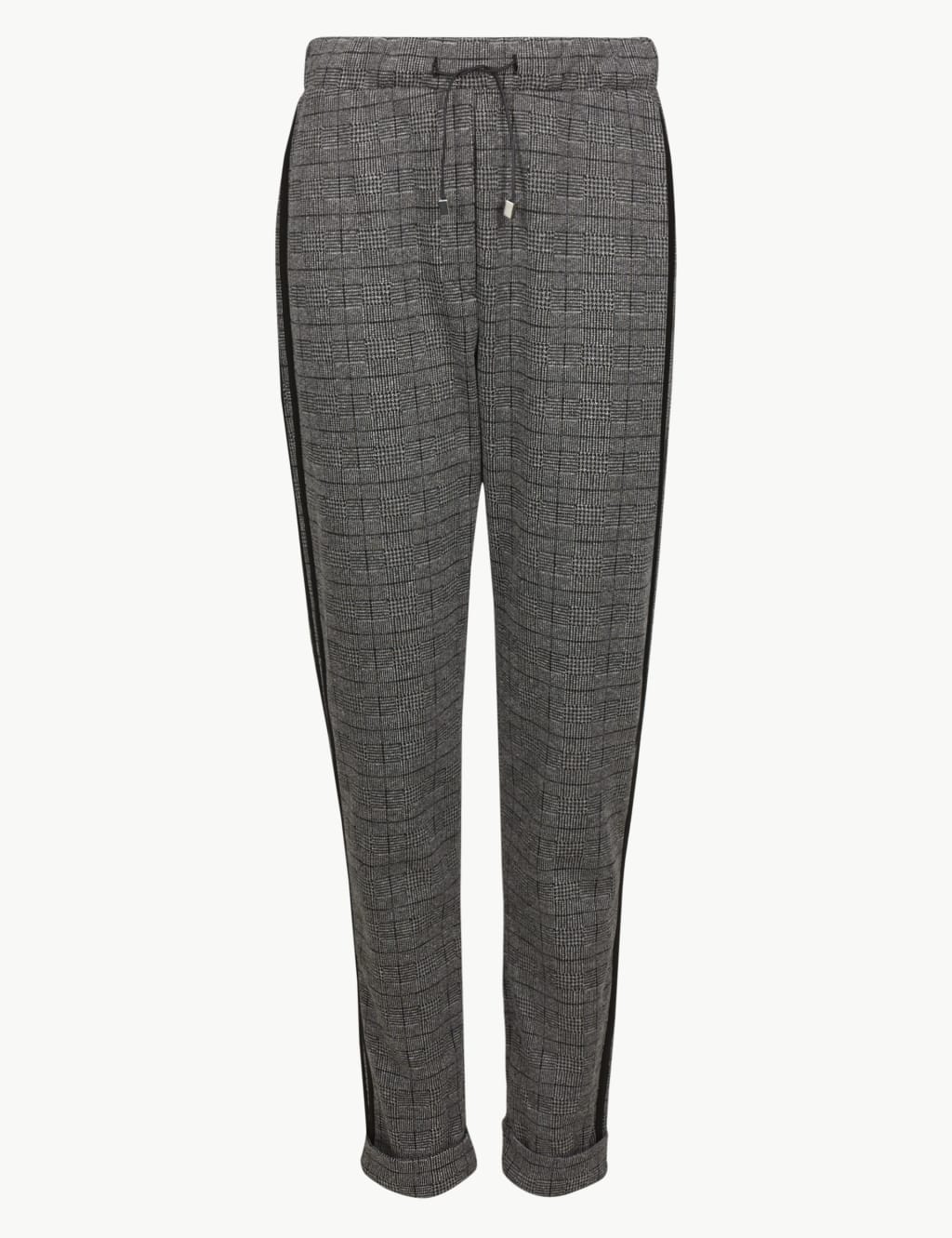Checked Slim Leg Ankle Grazer Trousers 2 of 5