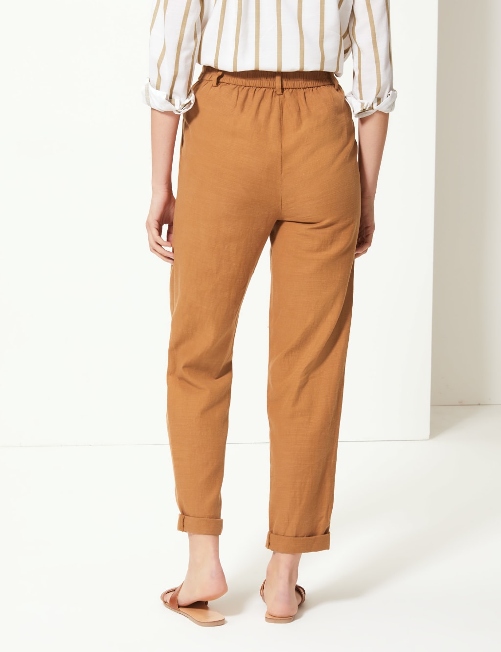 Ankle Grazer Peg Trousers M S Collection M S