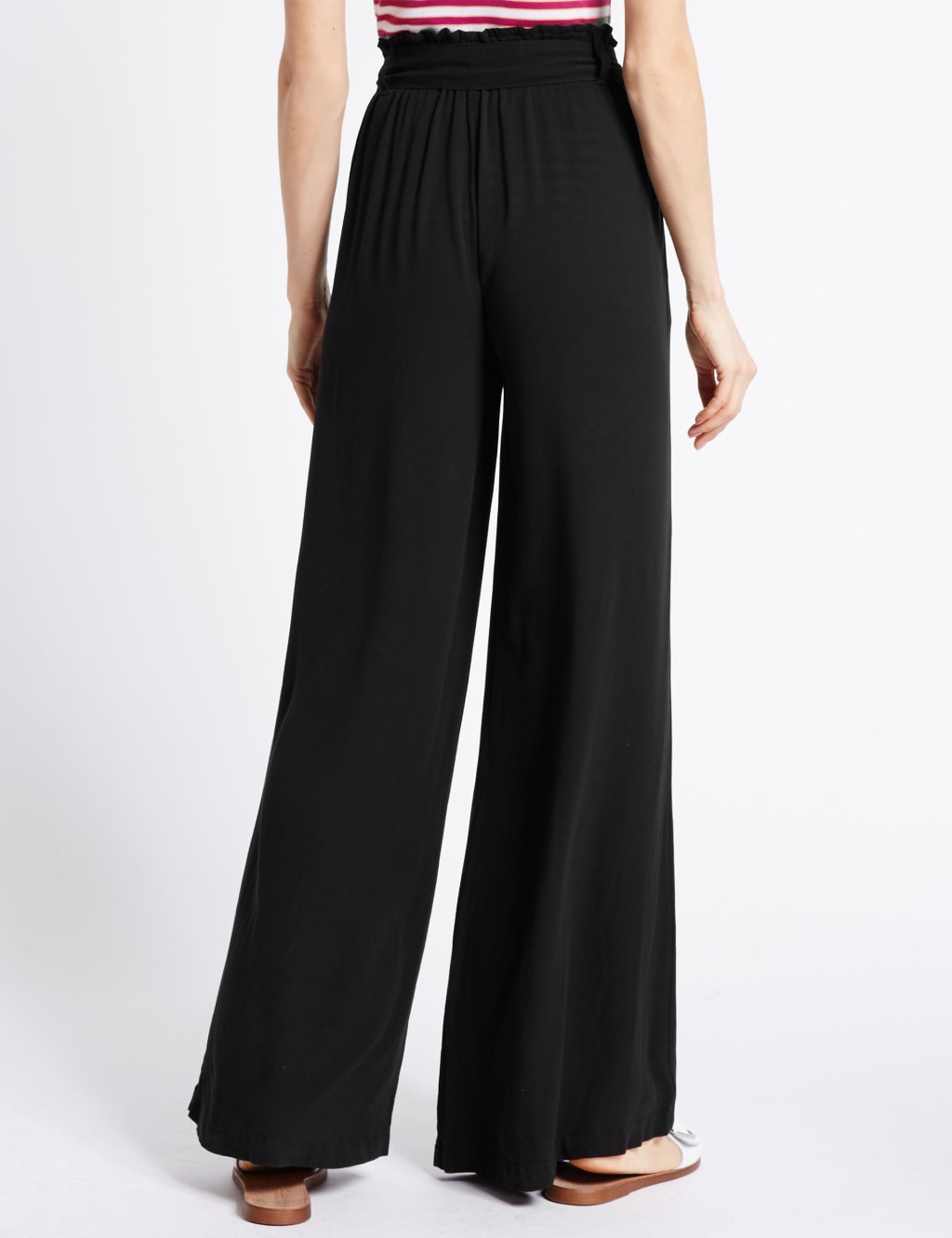 Crepe Wide Leg Trousers 4 of 6