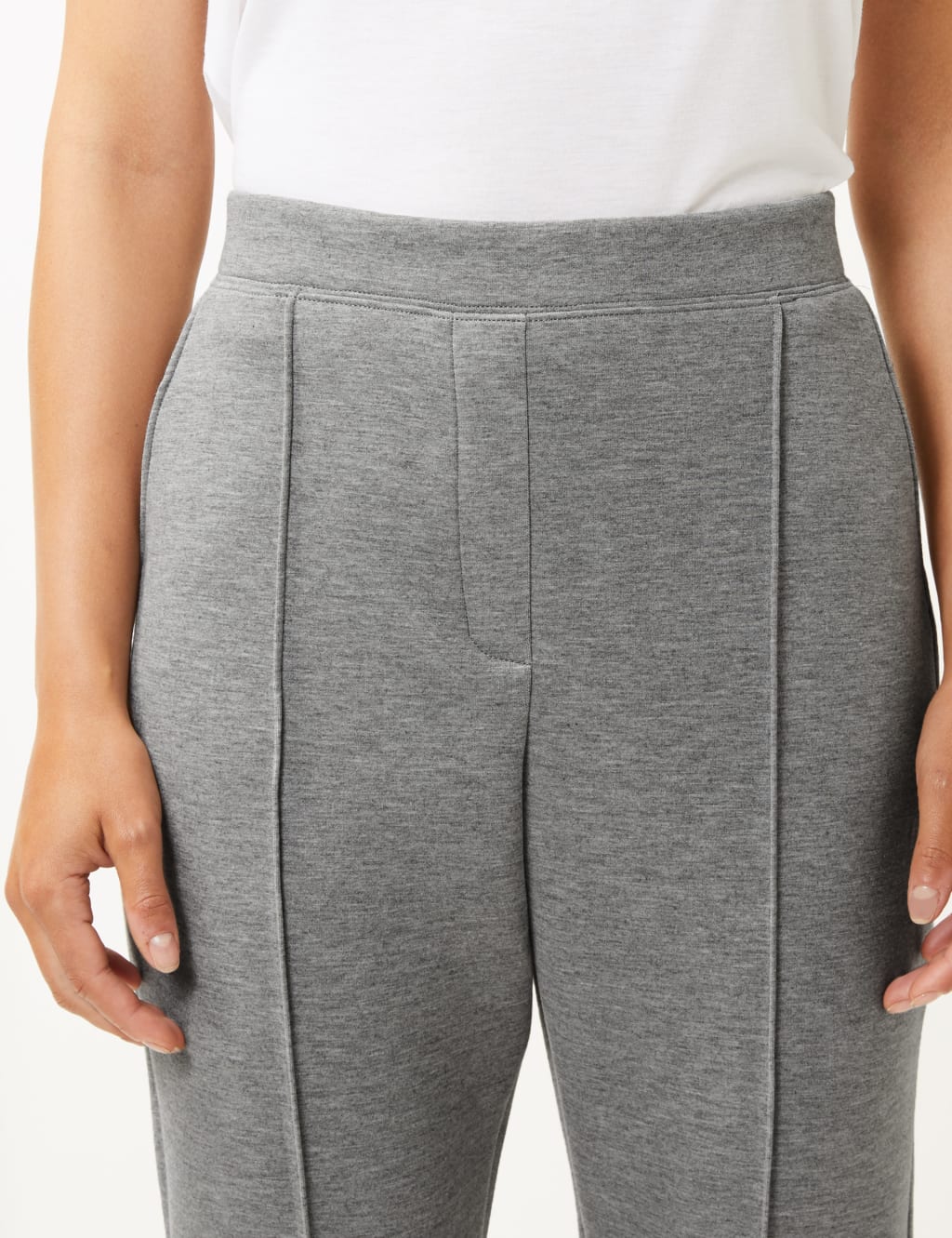 High Waist Ankle Grazer Joggers 6 of 7