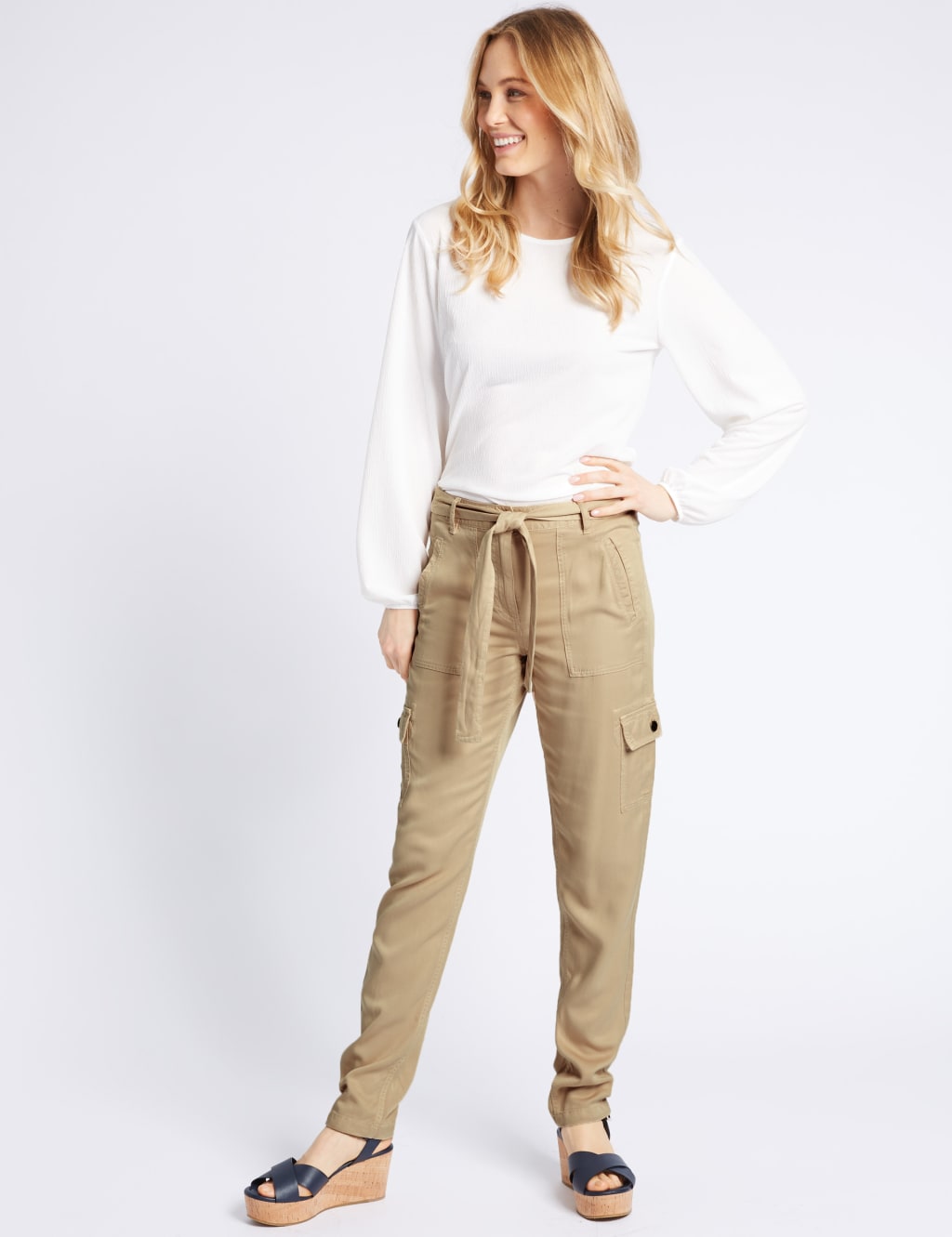M&s cargo trousers online