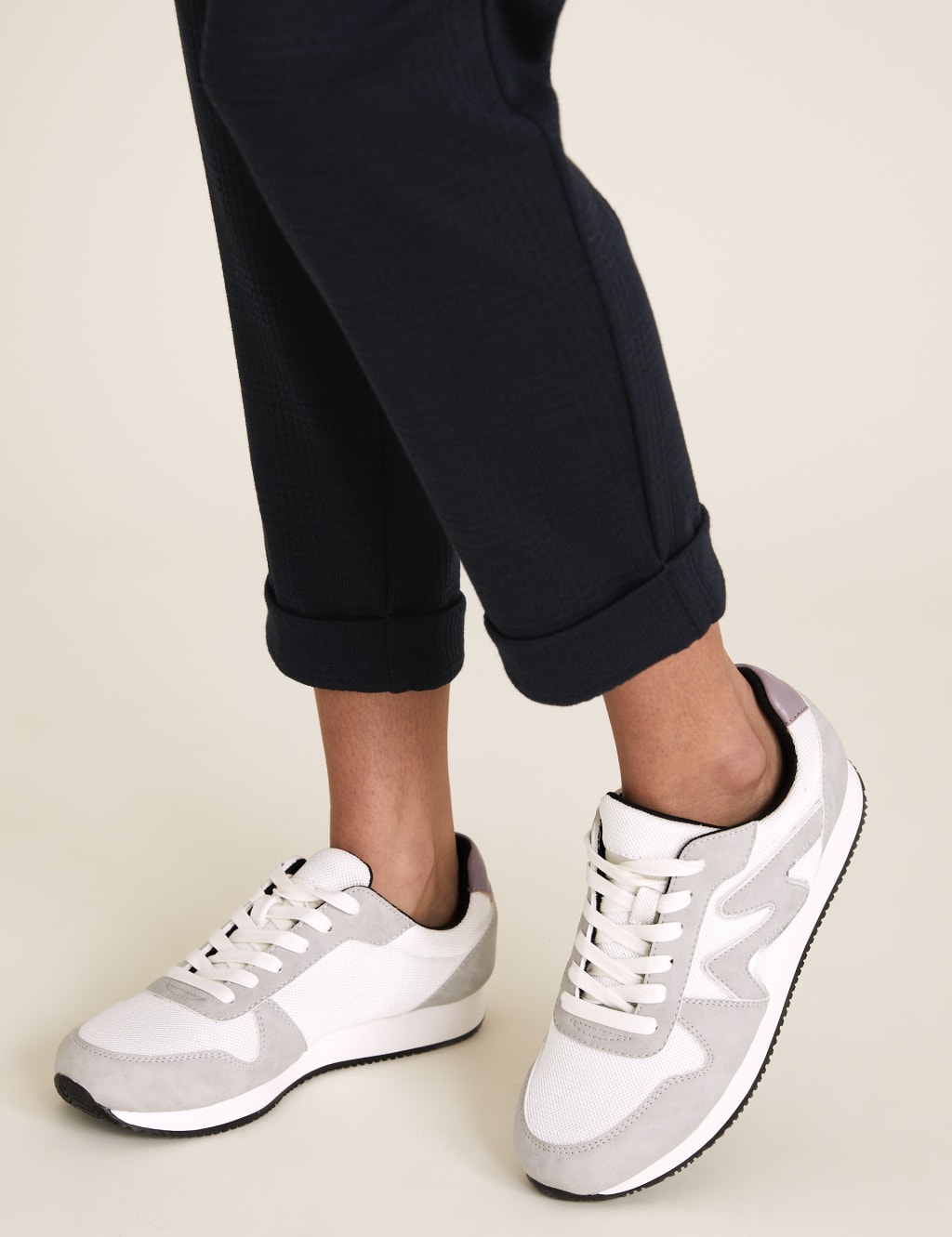 Jersey Belted Tapered Trousers 5 of 6