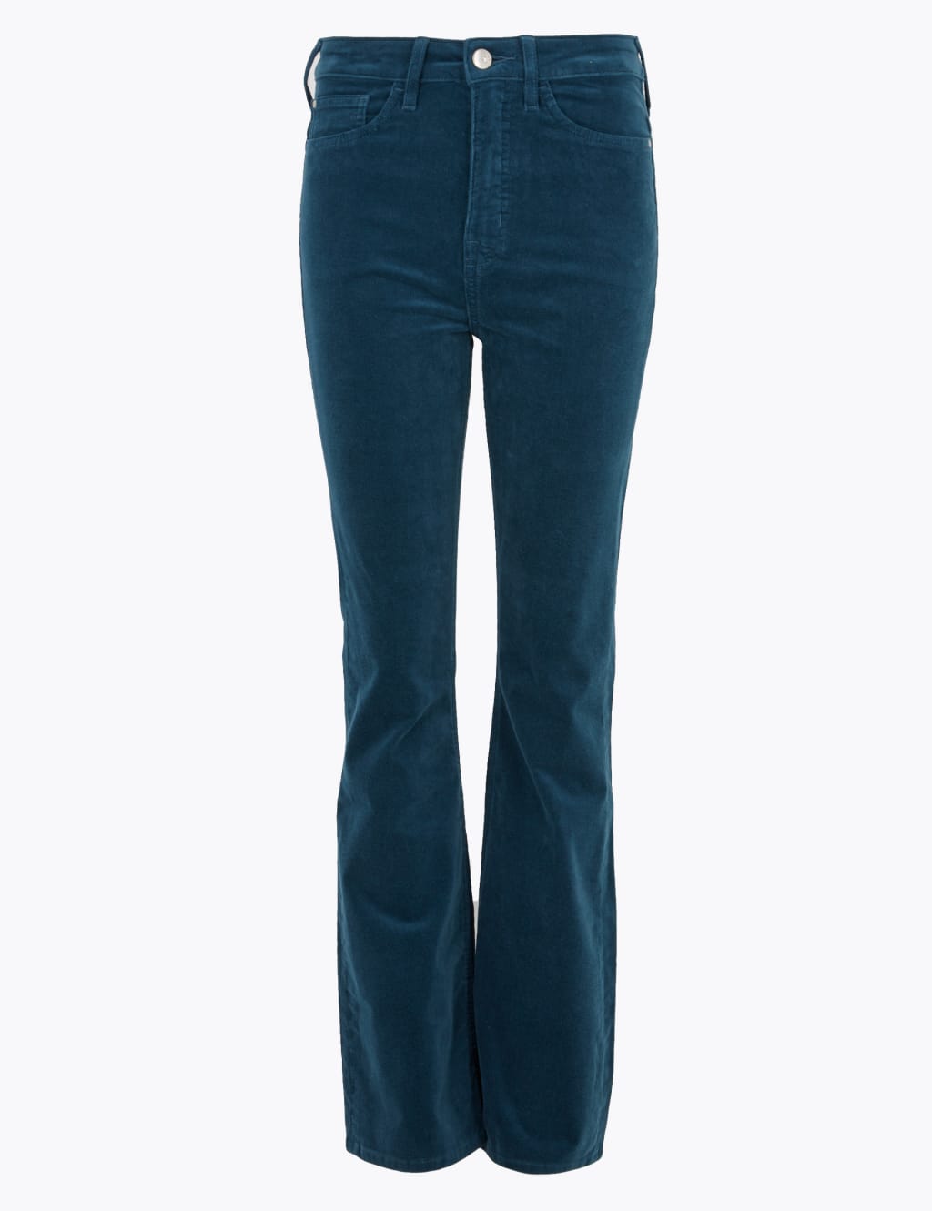Magic Shaping Cord High Waisted Flared Trousers 2 of 2