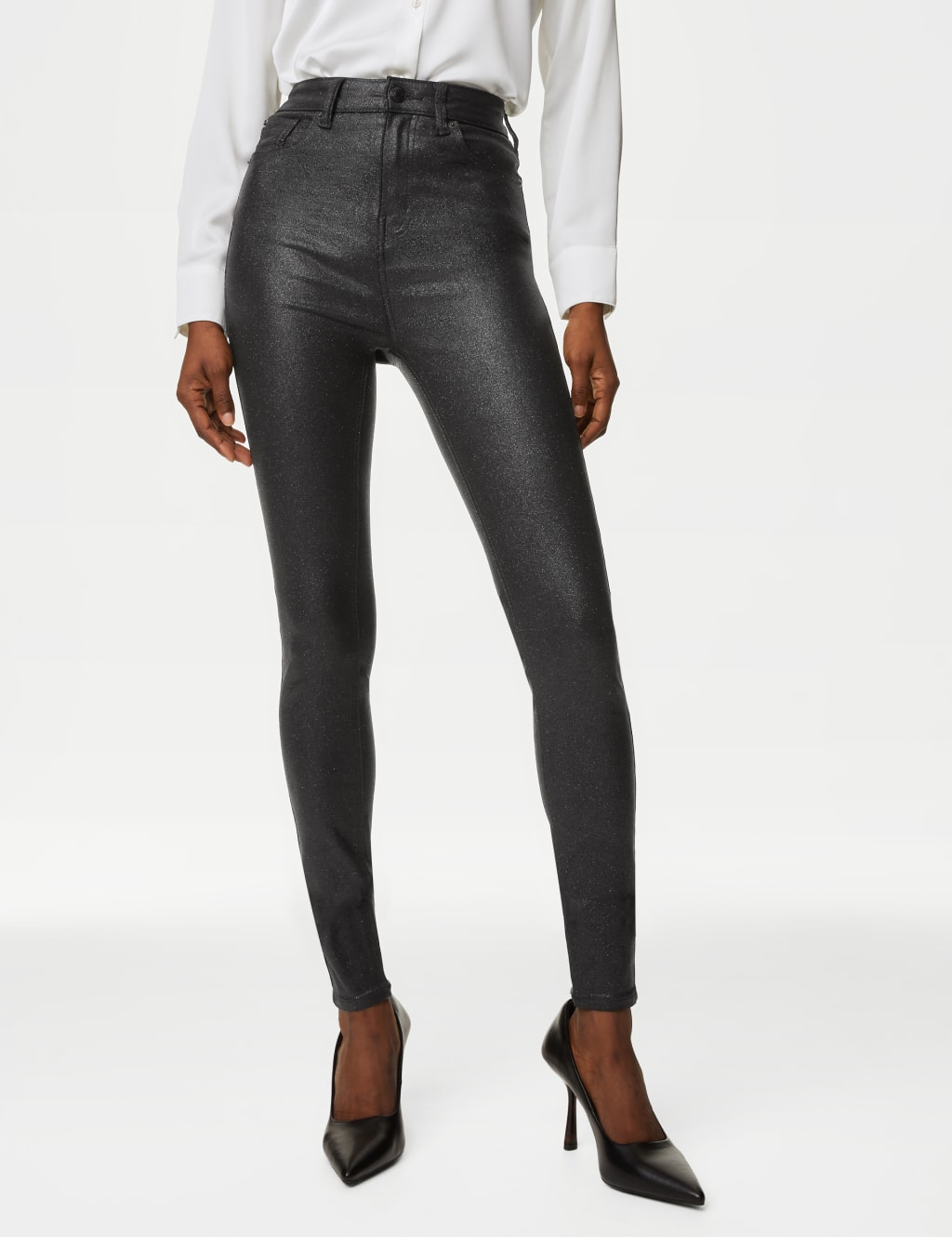 M&s collection high waist super skinny jeans hotsell