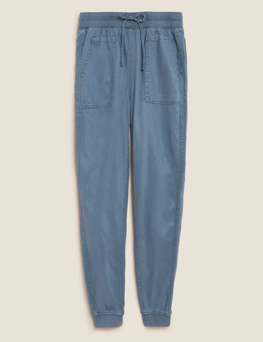 Tencel™ Blend Cuffed Ankle Grazer Joggers 2 of 6