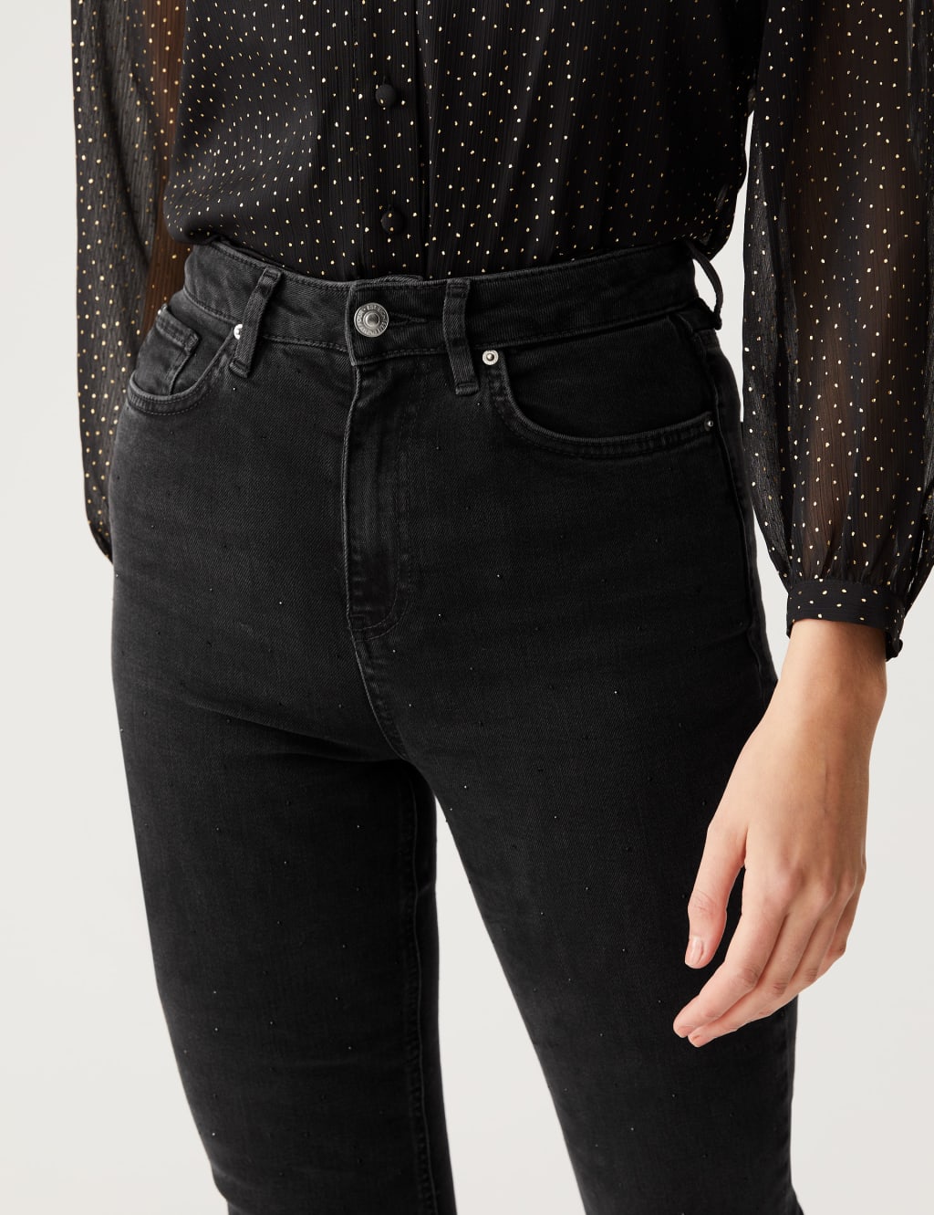 Sienna Embellished Straight Leg Jeans 3 of 6