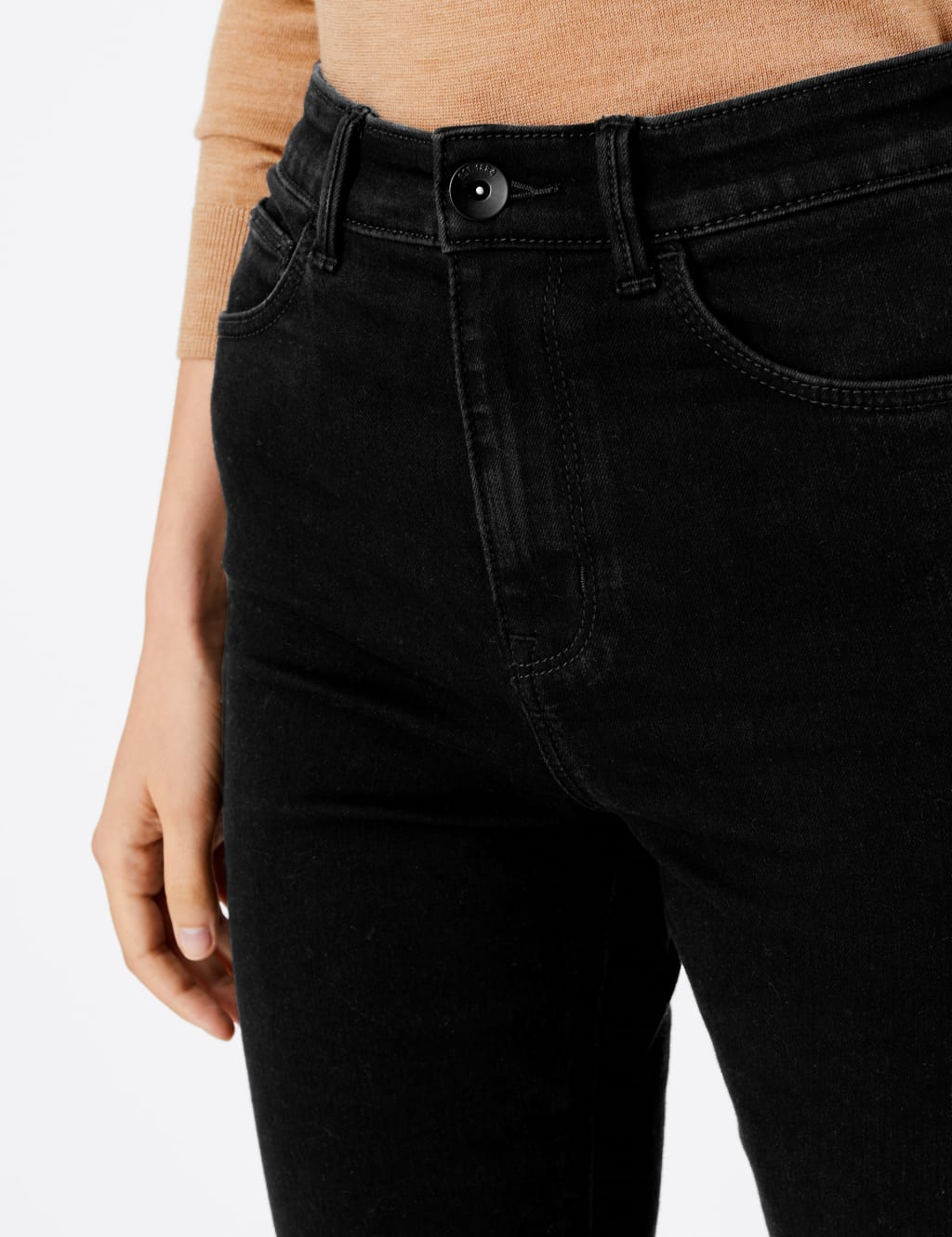 Harper High Waisted Cigarette Jeans 4 of 5