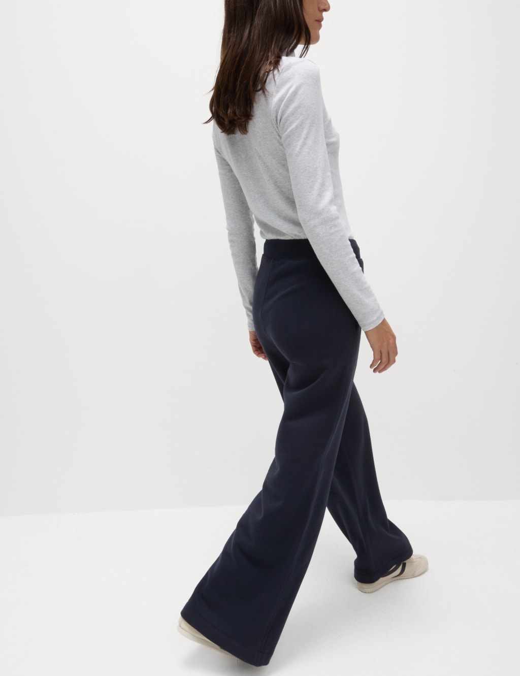 Cotton Rich Brushed Wide Leg Joggers 6 of 6