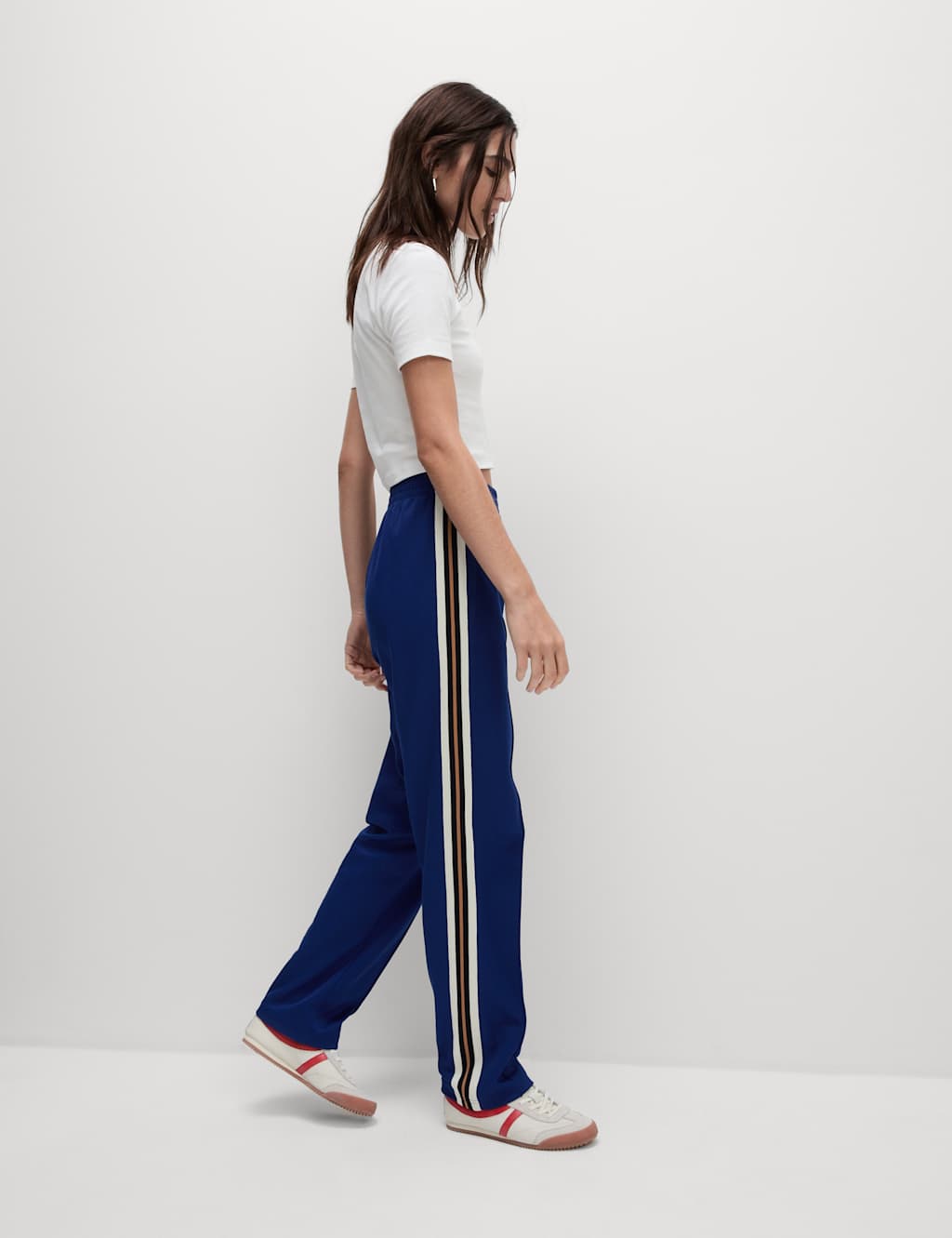 Cotton Rich Retro Side Stripe Joggers 3 of 5