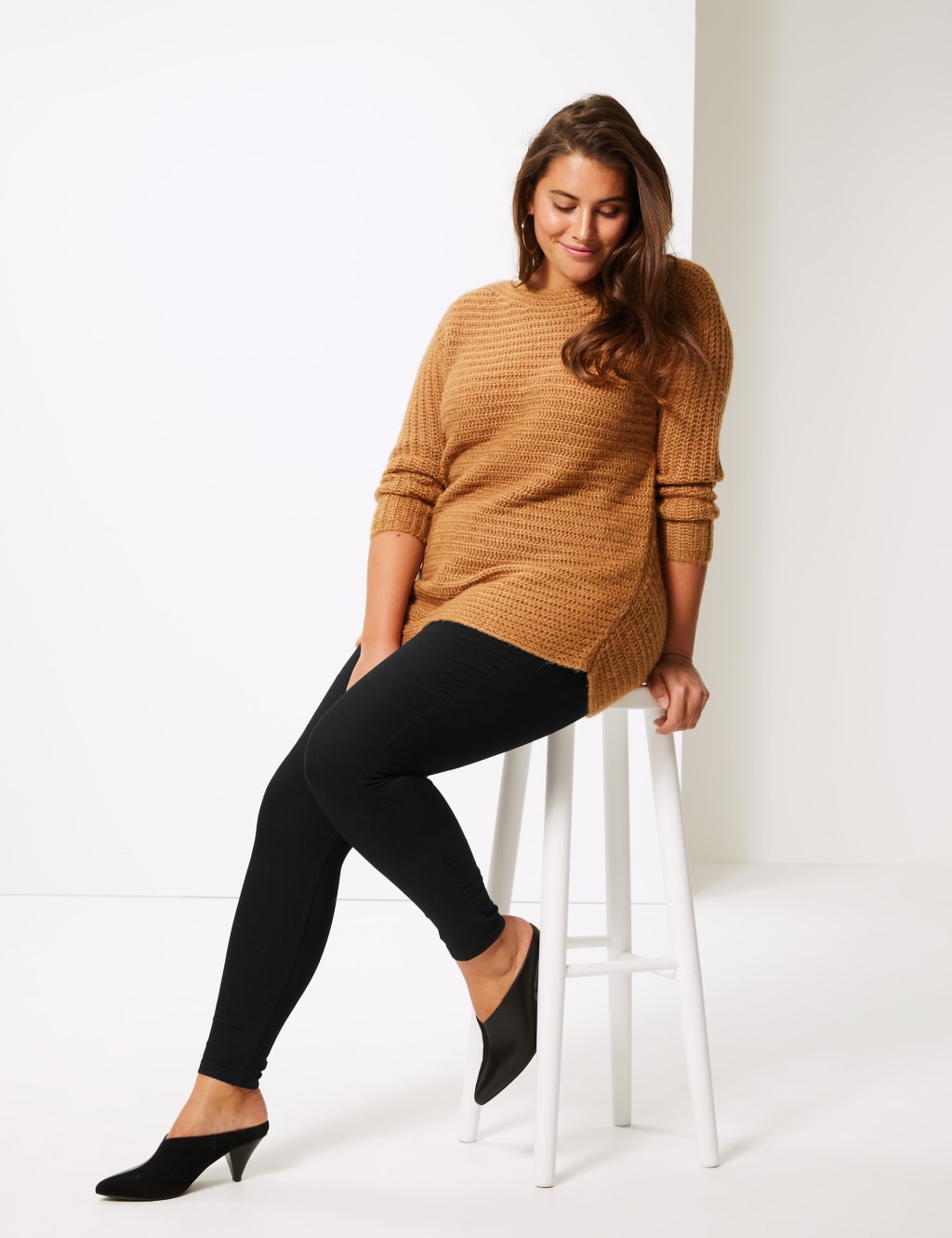 CURVE High Waist Skinny Jeggings 1 of 6
