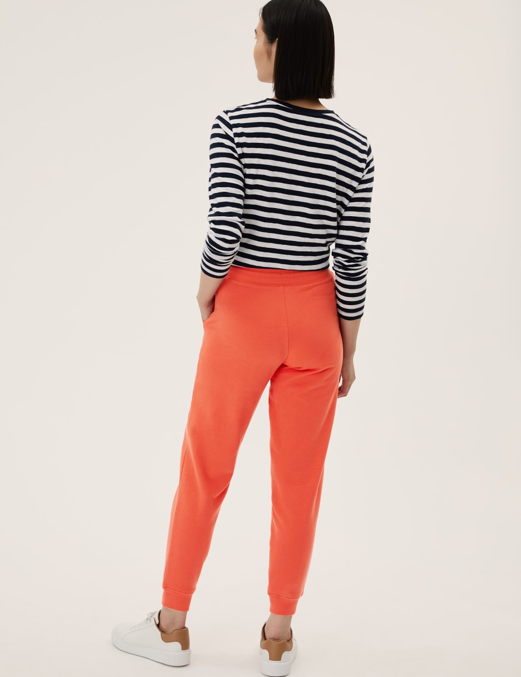 Smart cuffed joggers outlet