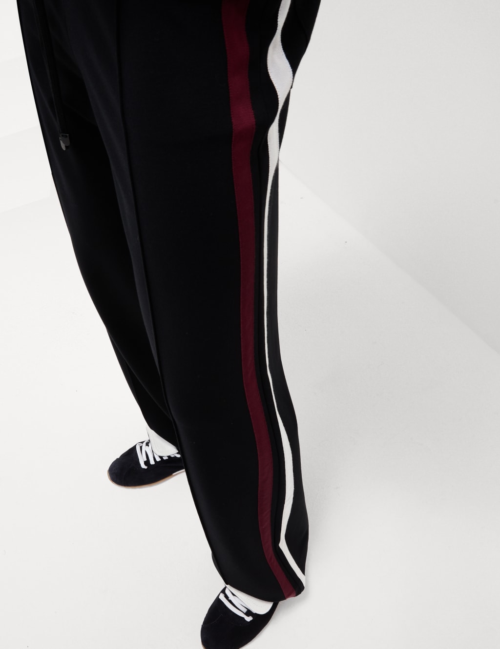 Jersey Side Stripe Wide Leg Trousers 5 of 5