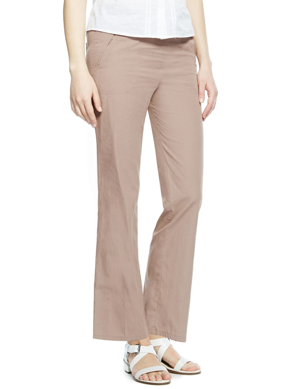 Pure Cotton Adjustable Waist Rugby Trousers 1 of 4