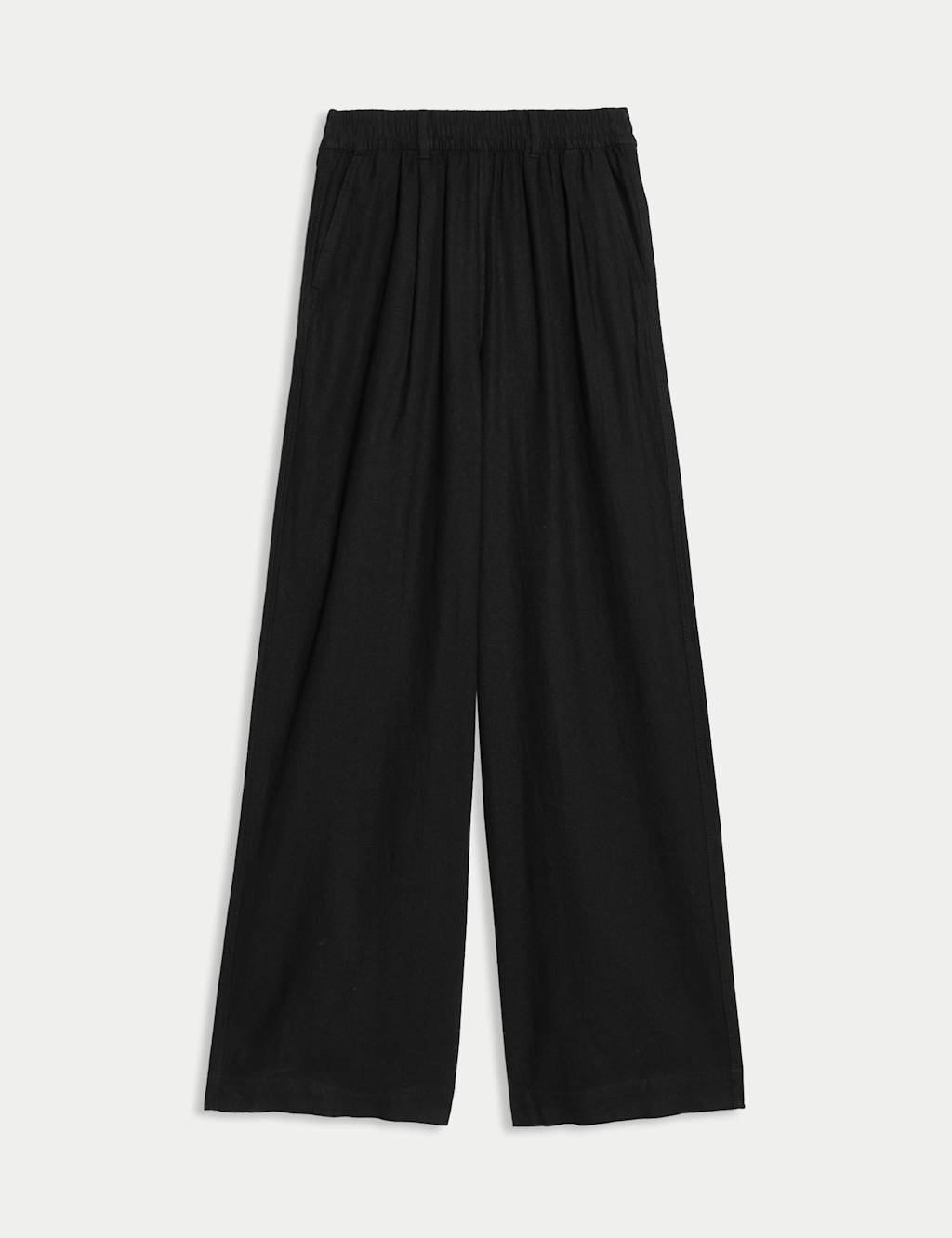 Linen Rich Wide Leg Trousers 2 of 5
