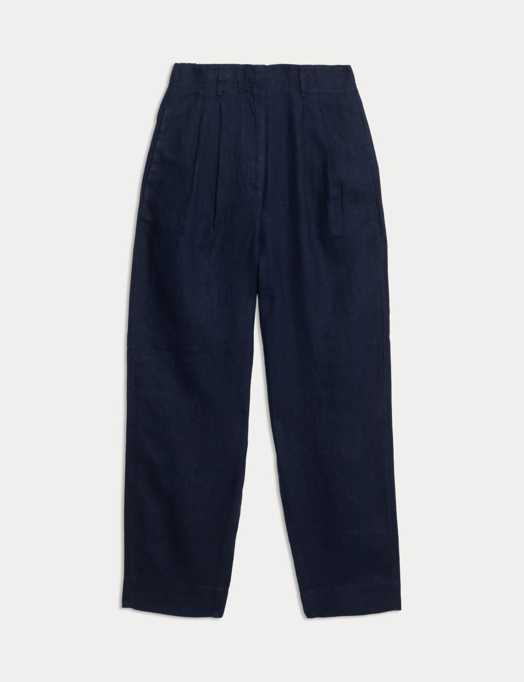 Pure Linen Tapered Trousers 2 of 5