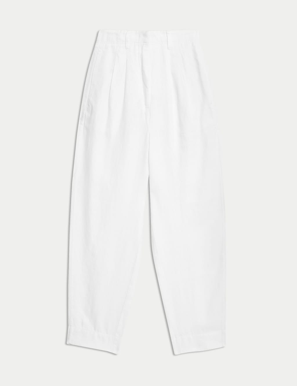 Pure Linen Tapered Trousers 2 of 5