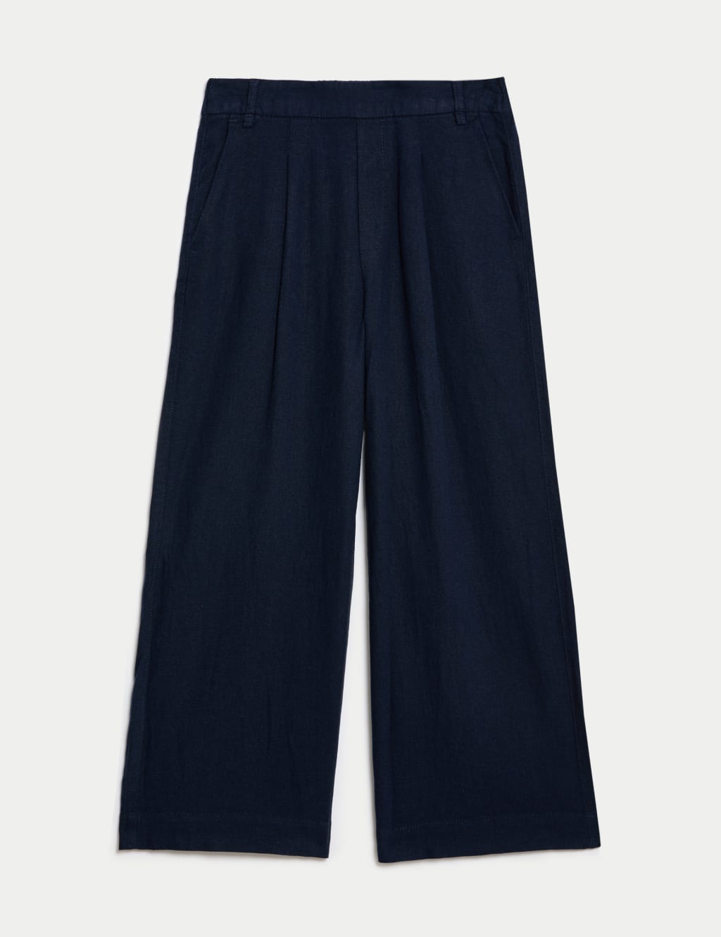 M&s cropped linen trousers online