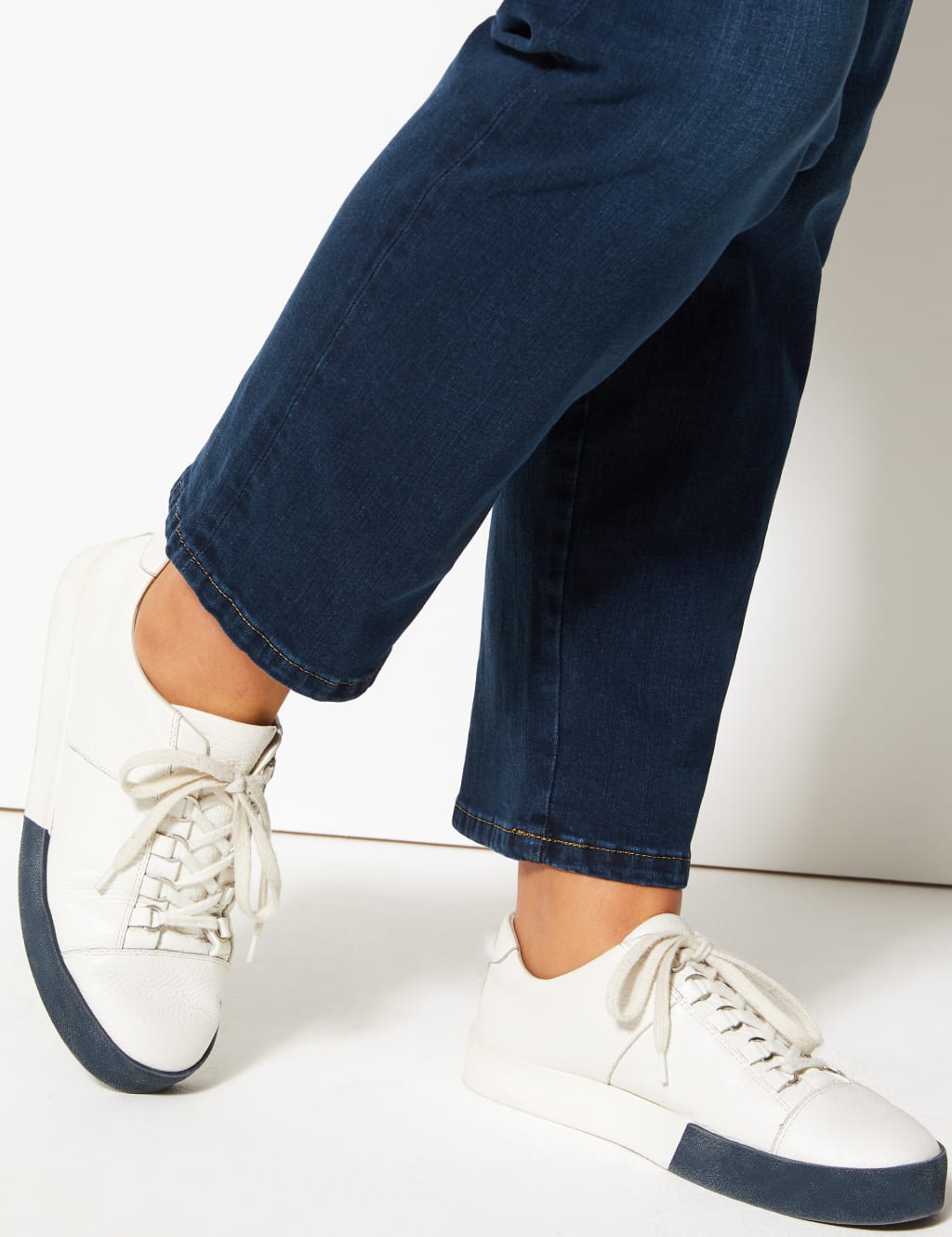 CURVE 360 Contour High Waist Straight Jeans M S Collection M S